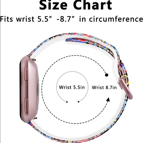 🆕Replacement Silicone Watch Band for FitBit Versa NWOT: Animal Print - Picture 6 of 9